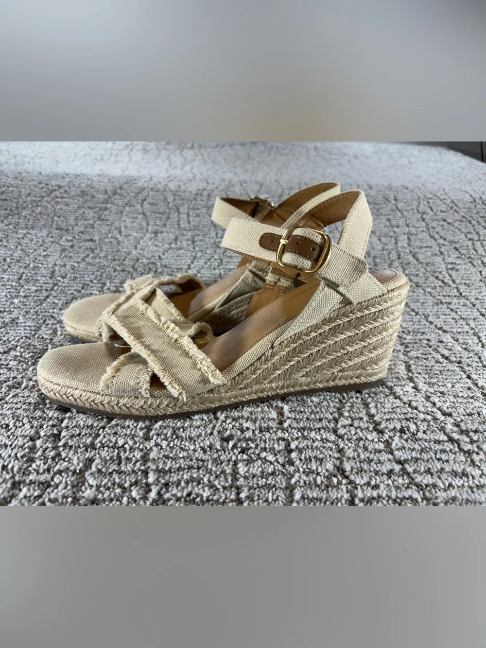 NEW Tommy Bahama Size 8.5 Bethany Espadrille Wedge Sandals